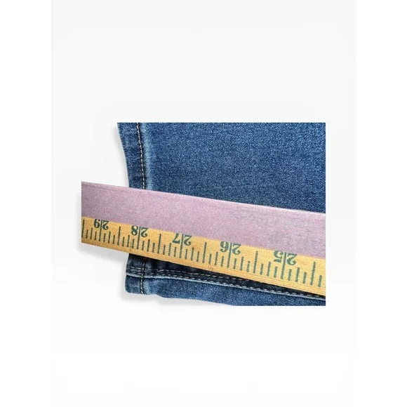 Curve Appeal Womens 18W High Rise Skinny Jeans Comfort Waist Blue Denim NEW - Picture 4 of 8